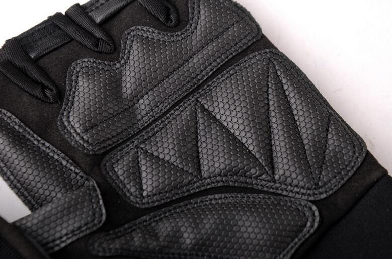 Fingerless Army Tactical Shooting Gloves Microfibre Wear Resisting Reinforced