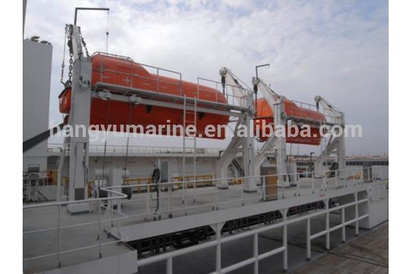 Marine Free Fall fiberglass Lifeboat for sale