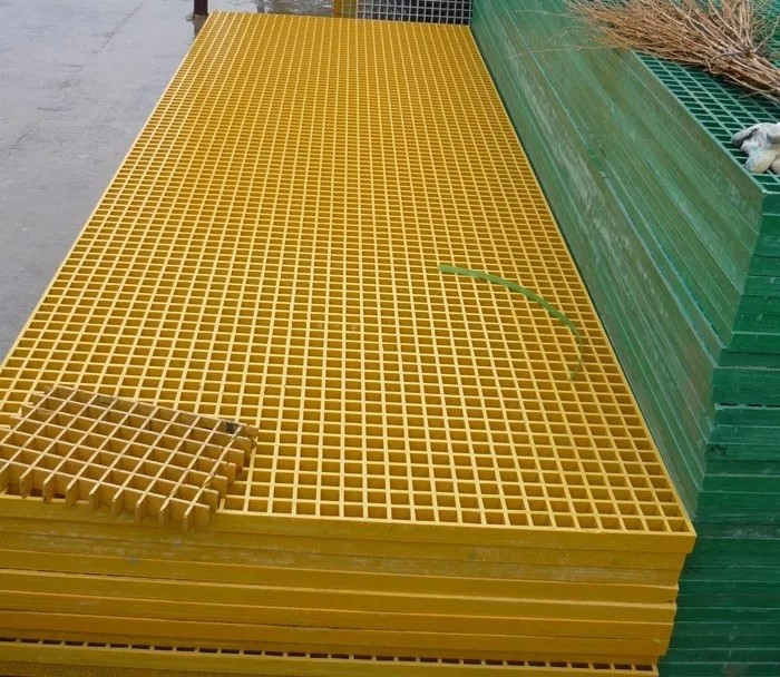 Plastic Composite Molded FRP Floor Grating Anti Slip Fiberglass Panels