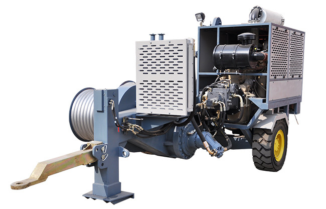 Transmission Line Puller Max Continuous Pull 180kN Conductor Stringing Equipment