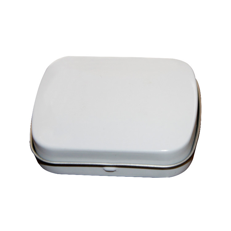 Mini Hinged Candy Metal Tin Box Wholesale Mint Tin Containers with Lids Small Metal Case