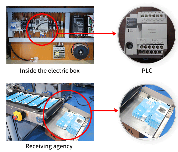 Motor Core Components Automatic Plastic Bag Labeling Machine for Box/Bottle Packaging