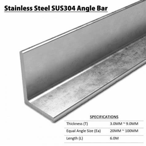 5.8m 316 Stainless Angle