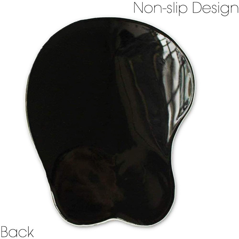 Minglu WMP-048   Non Slip Cartoon Wrist Protected Memory Foam Mouse Pad with wrist rest support