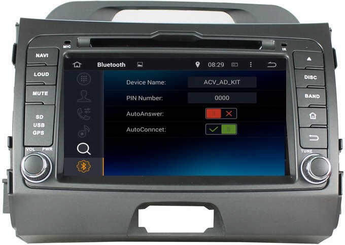 Ouchuangbo Wholesale Auto DVD System for Kia Sportage R 2010-2012 Android 4.4 Multimedia Kit Blueooth USB OCB-7044D