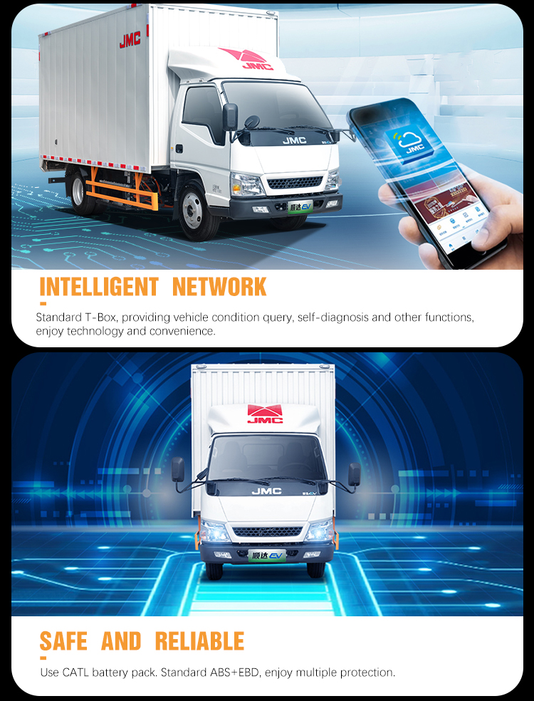 Fully Equipped Kitchen Electric Car Truck in Dubai with Maximum Speed of 100 km/h and Trickle Charge 9Hours Charging Time