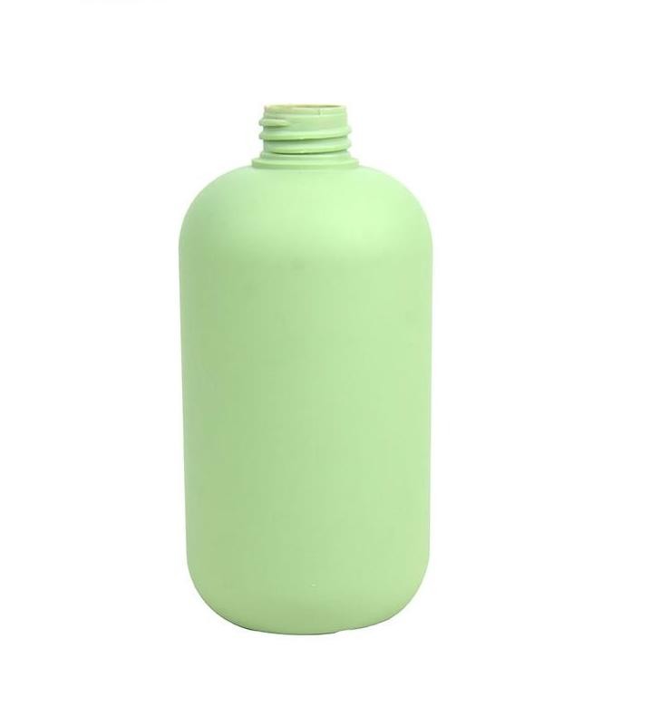 500ml 28/410 PE Cosmetic Bottle Round HDPE Empty Cosmetic Containers