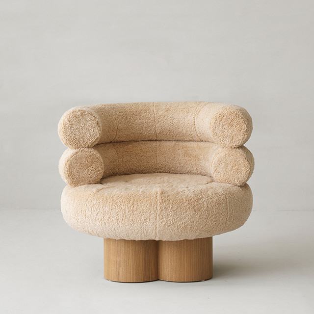 Fabric Leisure Chair Family Leisure Special Shaped Single Sofa Love Seat