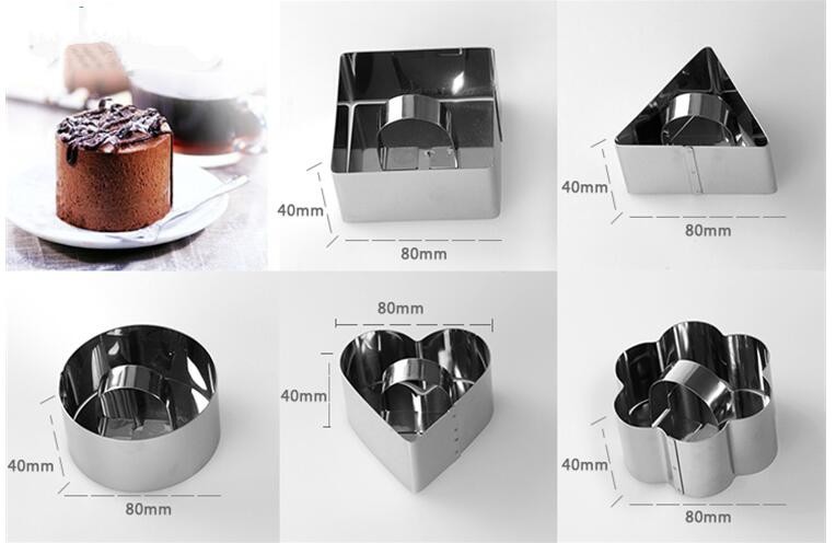 RK Bakeware China Foodservice NSF Stainless Steel Mousse Cake Ring Pastry Cake Ring