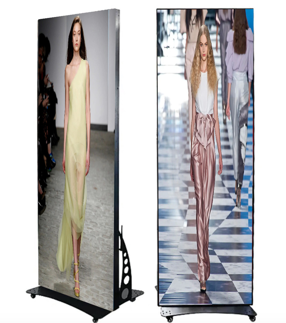 Indoor P2.5mm LED Poster Screen Shopping Mall Advertising Panels High Refresh Rate 3840Hz