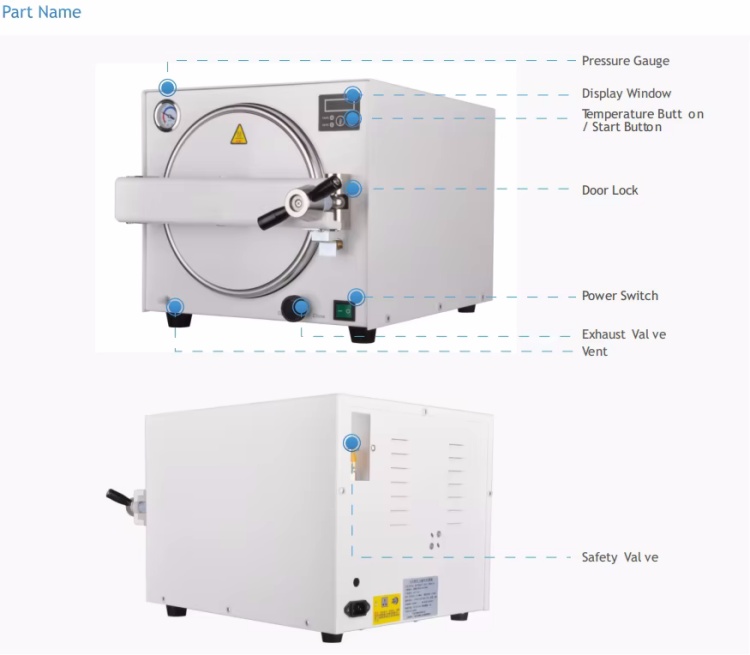 Good price Hospital Sterilizer Equipment Dental Clinic 18L Class N Dental Autoclave