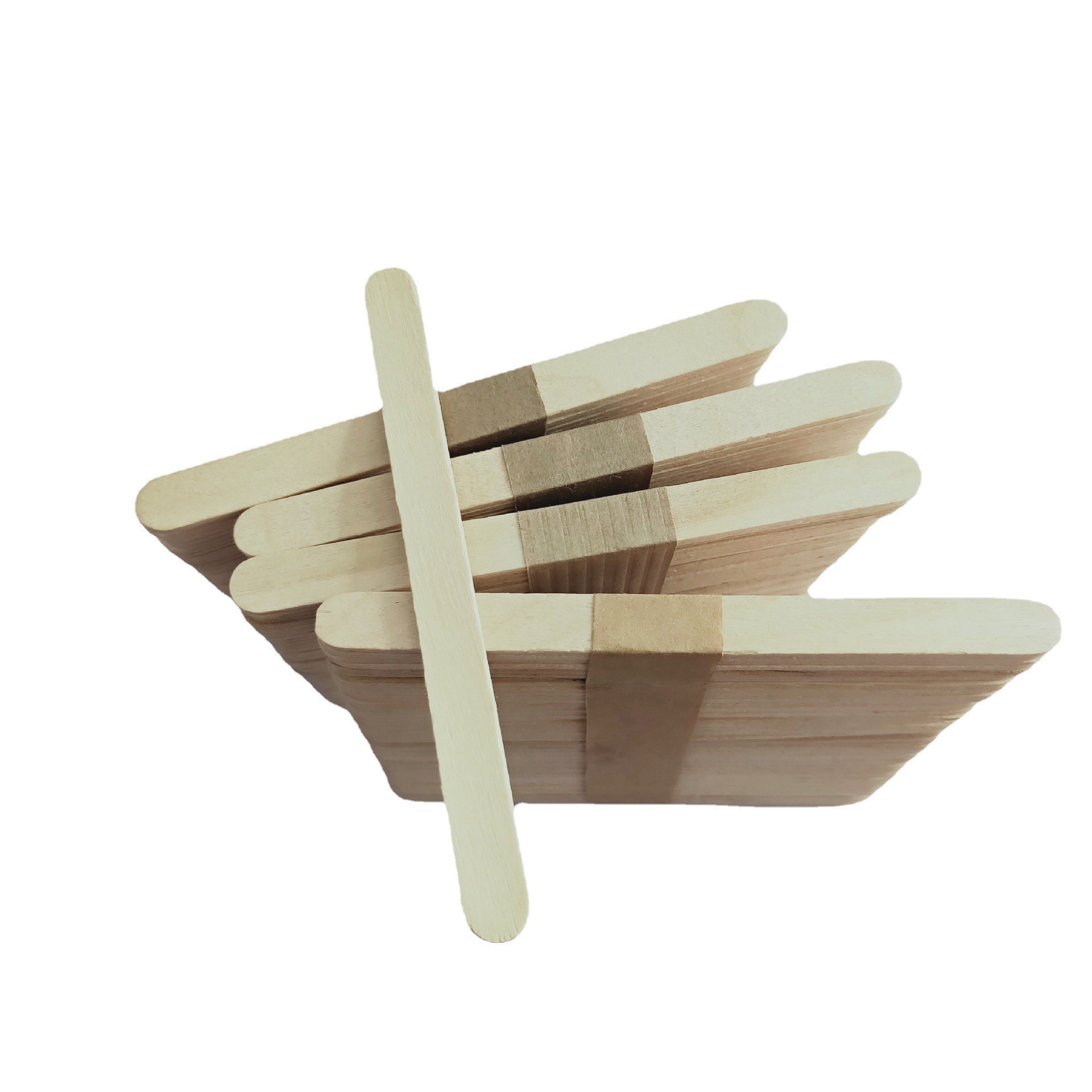 Colorful Birch Wooden Ice Cream Stick Jumbo Craft 93mm 114mm