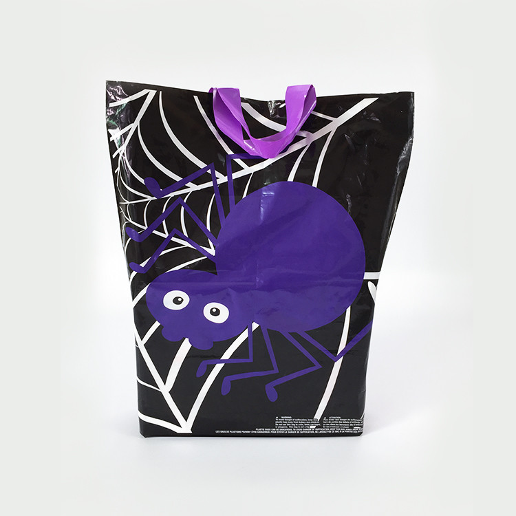 Wide 4cm Long 44cm Poly Shopping Bag Thank You Grocery Carrier