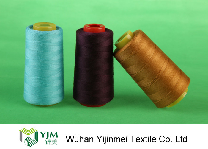 Ring Spun / TFO Polyester Core Spun Thread For Sewing , Knitting , Weaving