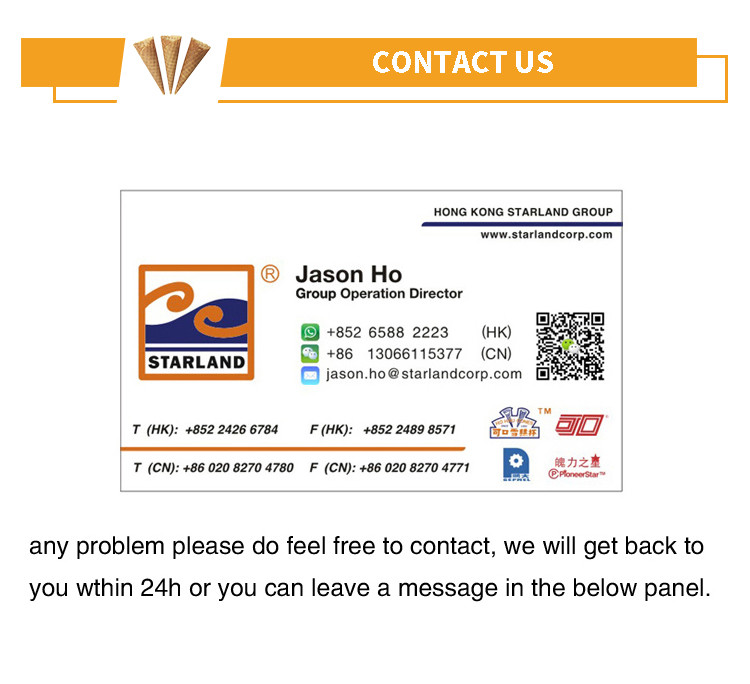 Fully Automatic Ice Cream Cone Making Machine 61 Practical Wear Resistant Baking Templates