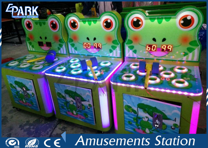 Cartoon Patterns Redemption Game Machine Electronic Frog Whack A Mole Arcade Game