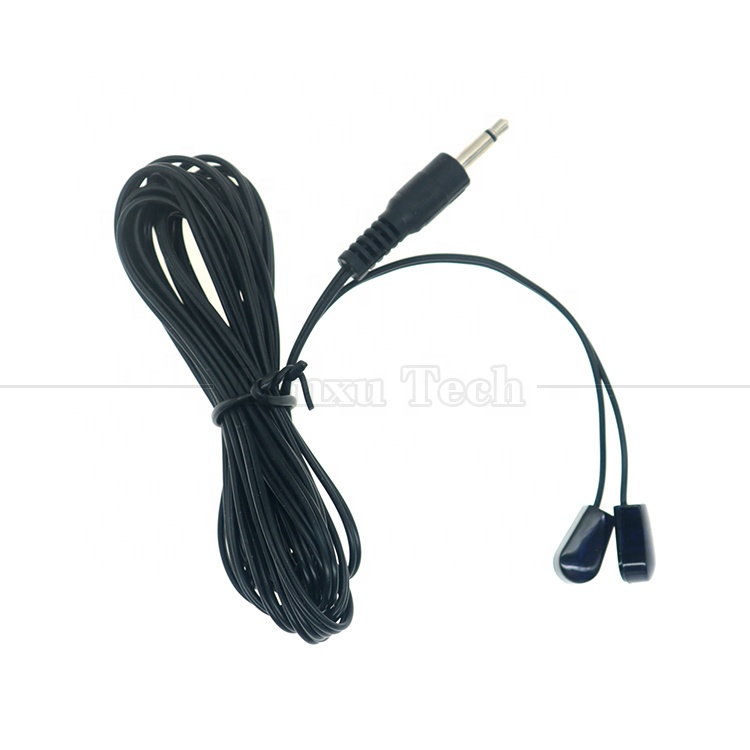 3.5mm Jack Audio Jack Infrared IR Receiver Emitter Transmitter Repeater Extender Cable for Cable Boxes DVR TV STB