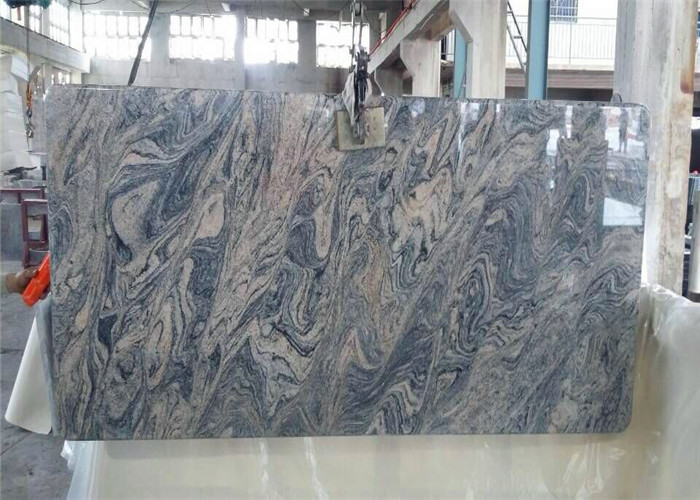 37" X 96" Granite Stone Kitchen Countertops With Bullnose Edges , Grey Color