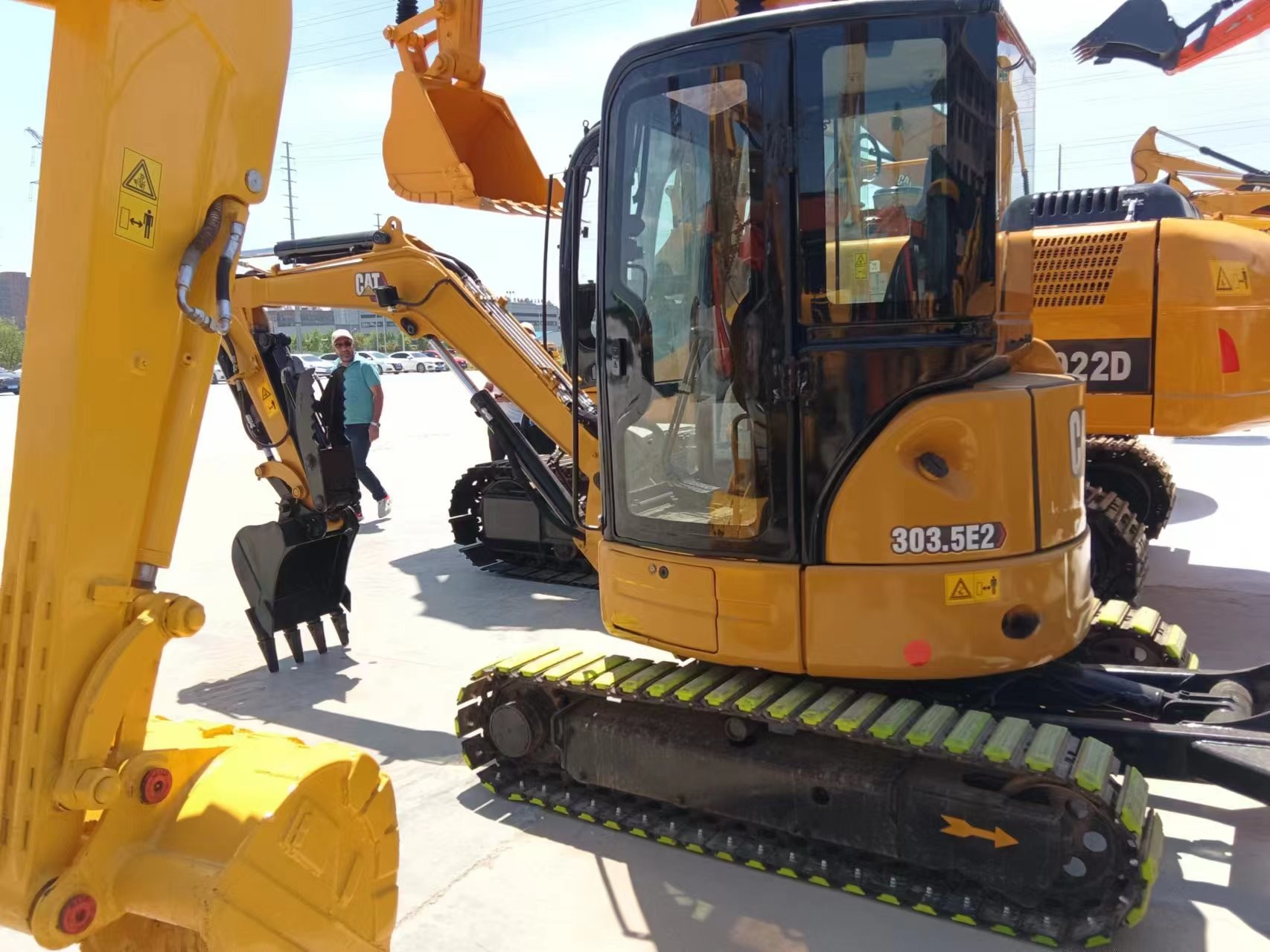 High Efficiency Mini Used Excavators Cat 303.5 3.5 Ton Used Cat Digger