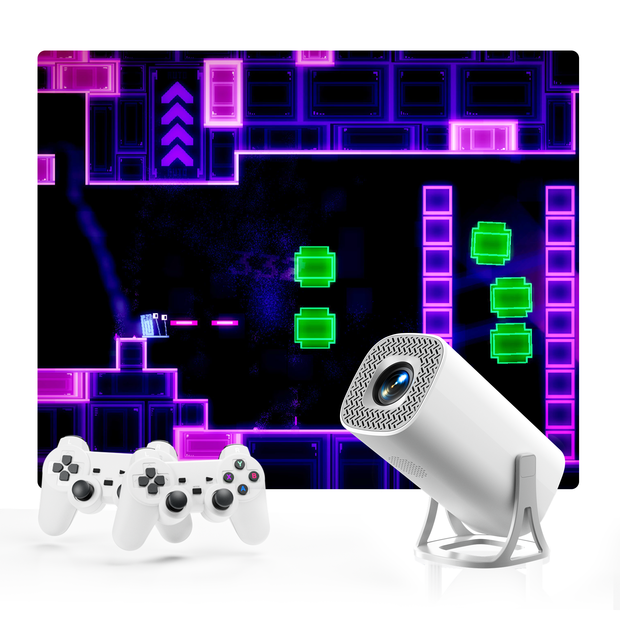 Flyin S40 Home theater Full HD 1080P 4K Projector Game Projector 120 ANSI Lumens Home TV