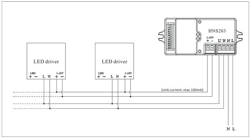 Daylight Monitoring Microwave Motion Detector 1 ~ 10V Dimming 120 ~277V Input