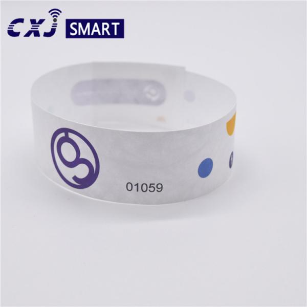 213 RFID nfc wristband Bands Paper Tyvek