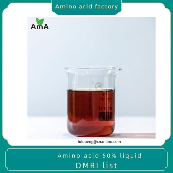 Organic Plant Fertilizer Solution: Certified OMRI amino acid 50% Liquid Plant