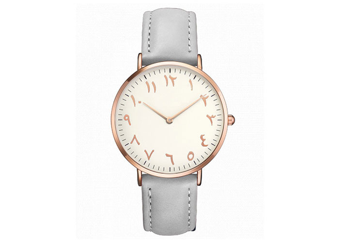 Custom Logo Accepted Arab Cultural Souvenirs , Arabic Numerals Quartz Watch