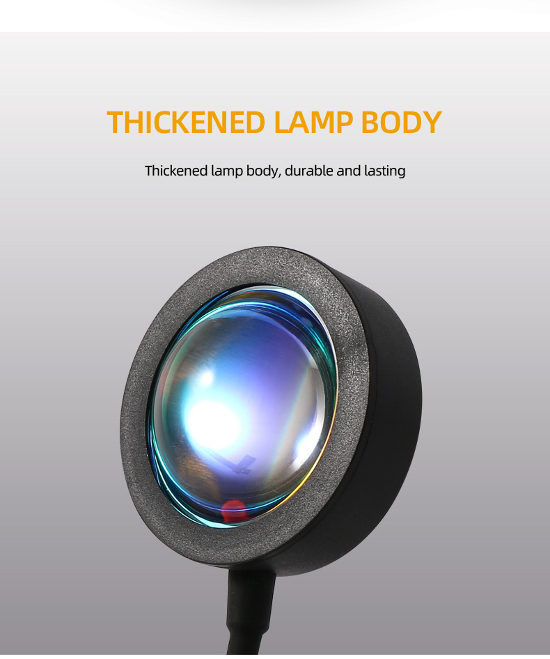 Sunset Projection LED Atmosphere Lamp Indoor 31cm Height With USB Cable