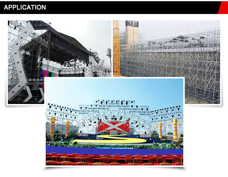 Ring Lock Mobile Steel Scaffolding for Construction Concert