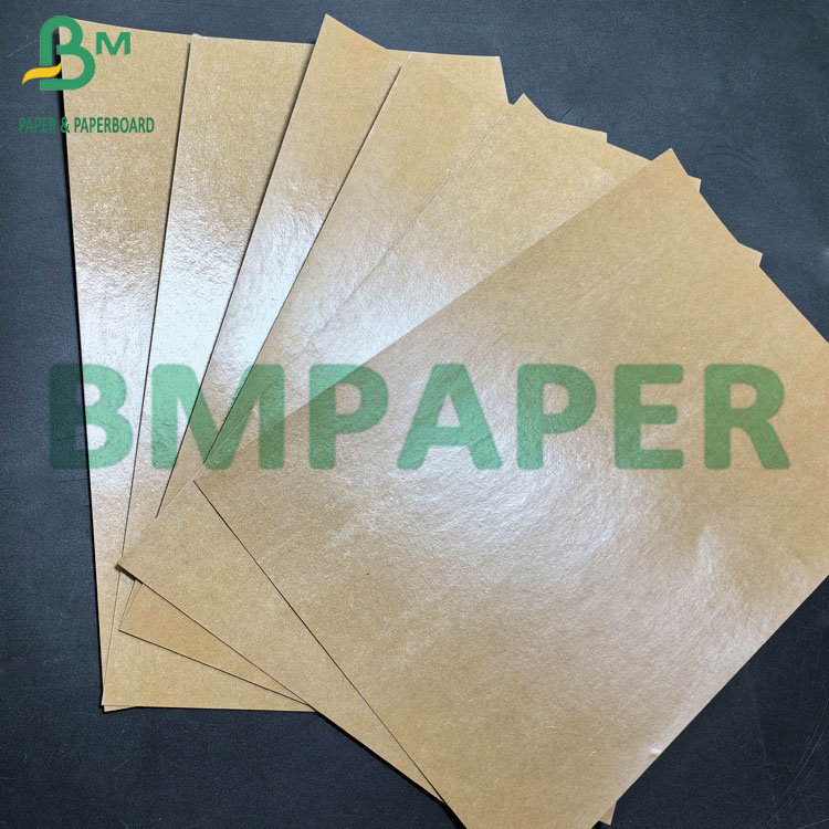 300g+15g PE One Side Coated Oilproof Brown Kraft Paper For Packing (3)
