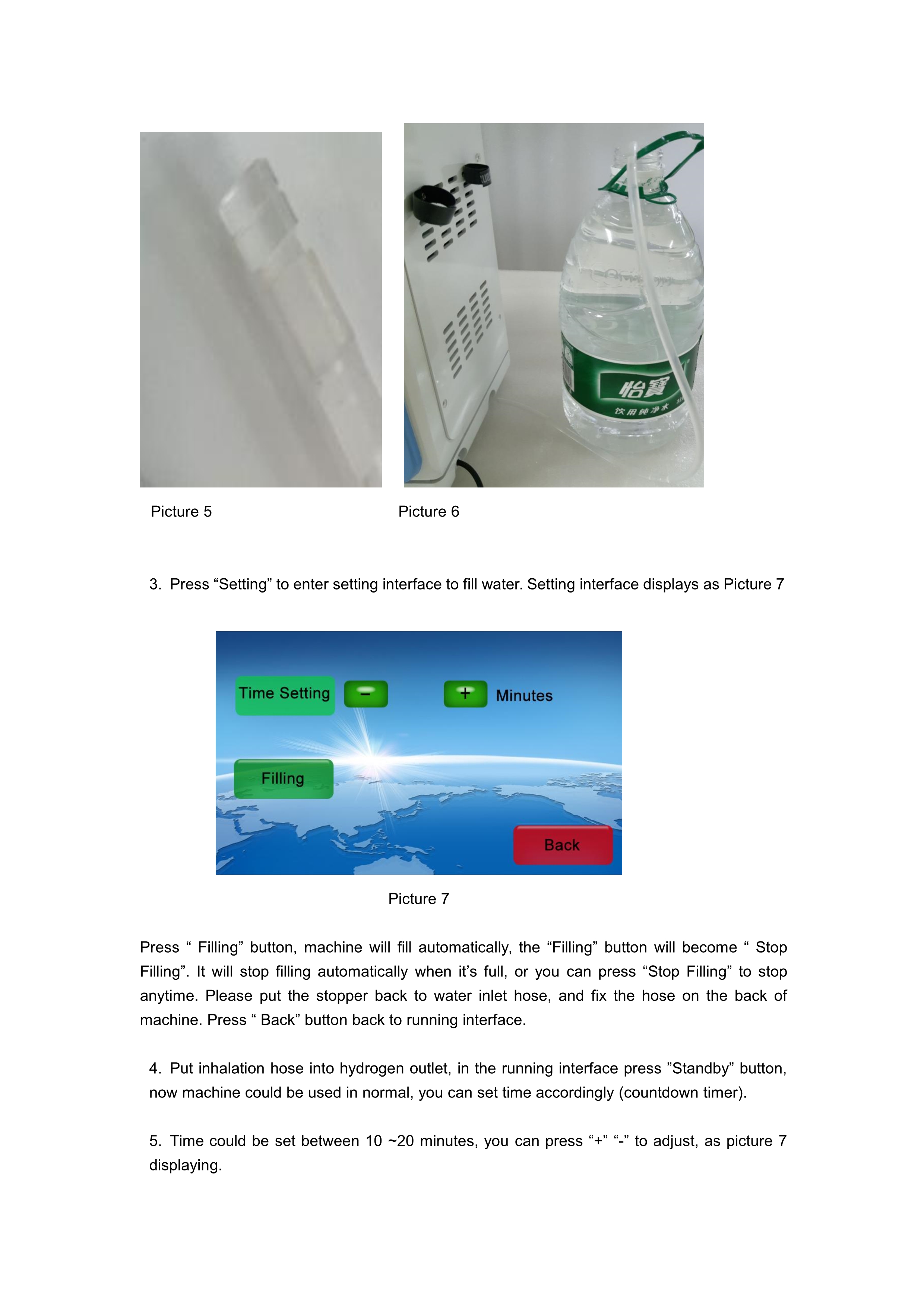 High Capacity Pem Hydrogen And Oxygen Generator Inhaler Hydrogen Inhalation Machine White