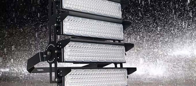 Wide Illumination Sport Stadium Light 150000lm Led Athletic Field Lighting For Crane