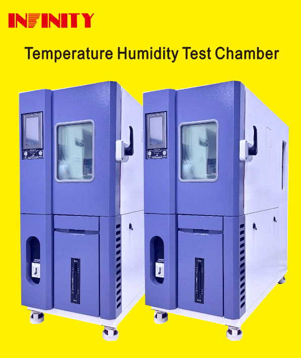 Programmable Constant Temperature Humidity Test Chamber Stainless Steel Sample Rack 2 Layers