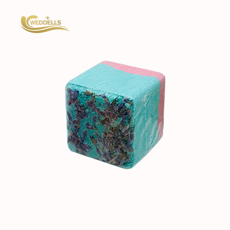 Natural Flower Scent Aromatherapy Shower Steamers Cube Shape Cruelty Free