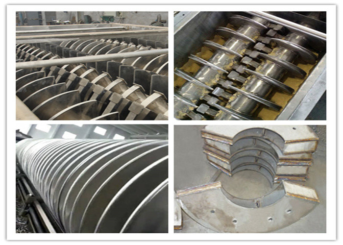 2.7 - 110m2 Hollow Heat Transfer Area Paddle Dryer Customized SS304 316L