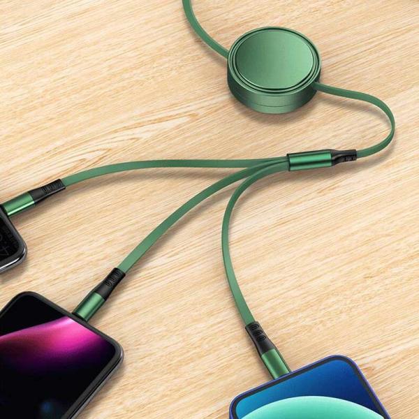 Retractable Multiple OD 3.5mm Universal Charging Cables Custom Logo