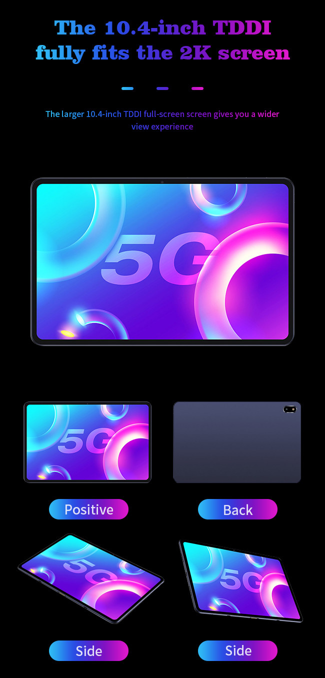 10.4 Inch Android Tablet Navigation 5G Dual Card Dual Wait GPS Satellite Navigation Bluetooth 5.0 Tablet