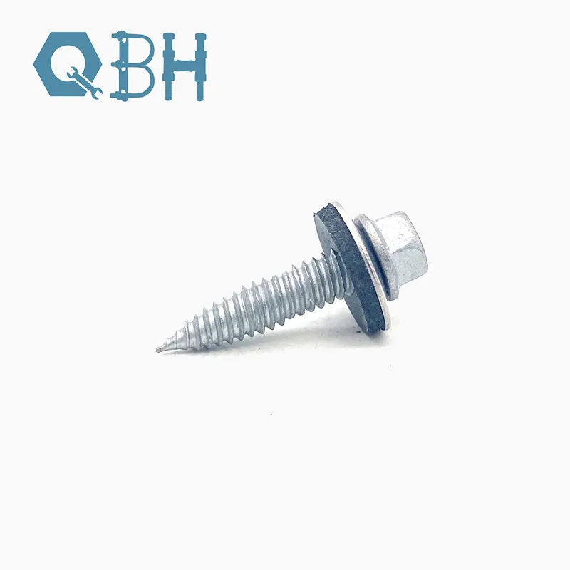 Hex Flange Roofing Self Tapping Screw Bi Metal With EPDM Washer