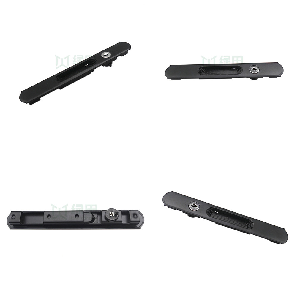 Powder Coated Finish Sliding Door And Window Handle Lock With Key Anti Rust