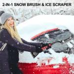 Detachable Extendable Snow Brush Car Windshield Ice Scraper Kit