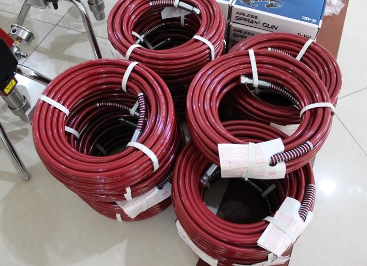 60Mp PE Airless Paint High Pressure Hose Sprayer Blue Red Color