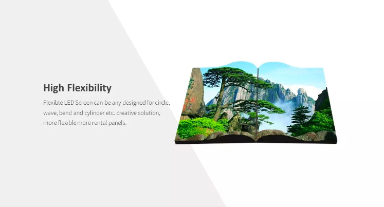 Indoor Flexible Curved Led Screen Panel P1.875 P2.5 P3 P4 P5 P6