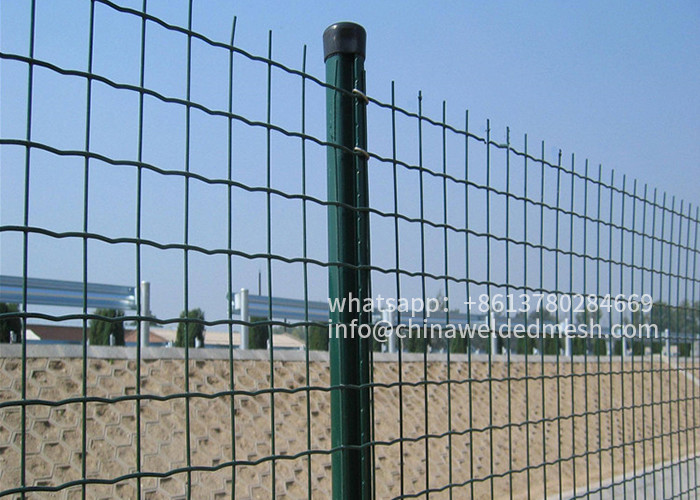 EN10218 2 Galvanized Welded Wire Mesh Fence rectangular opening