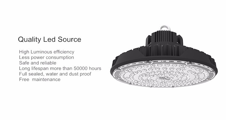 Industry warehouse use Aluminum Alloy material 150W UFO High Bay LED Lamp for basketball court