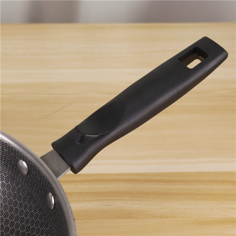 Stainless Steel Non Stick 32cm Fry Pan LFGB Certification Honeycomb Frying Pan