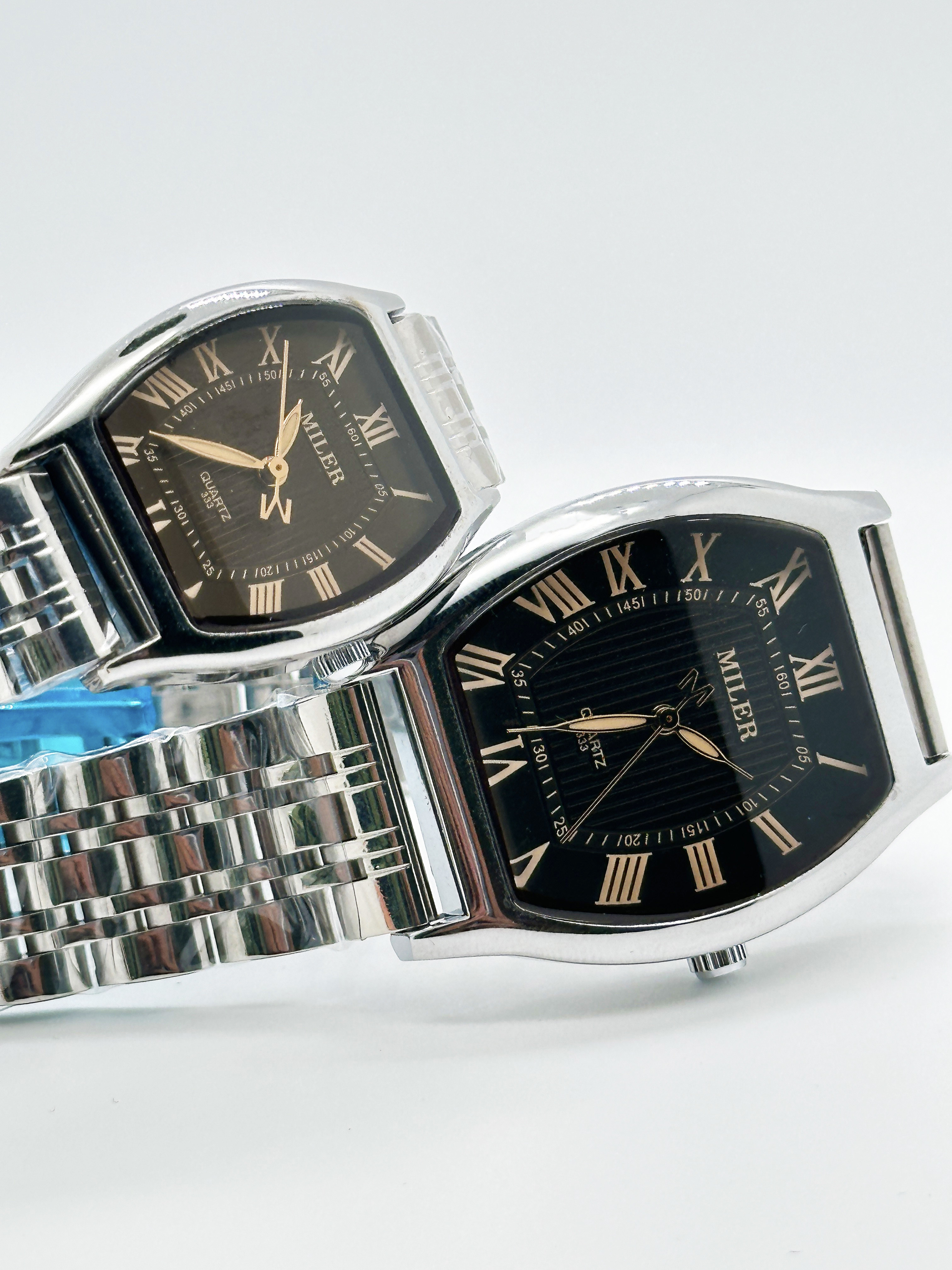 High Quality Factory OEM Stock Luxury Alloy Couple Set Wristwatch