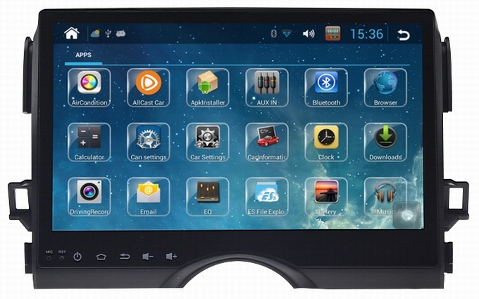 Ouchuangbo android 4.2 Toyota Reiz 2013 stereo car DVD gps radio stereo navi support 1024*600 capacitive screen
