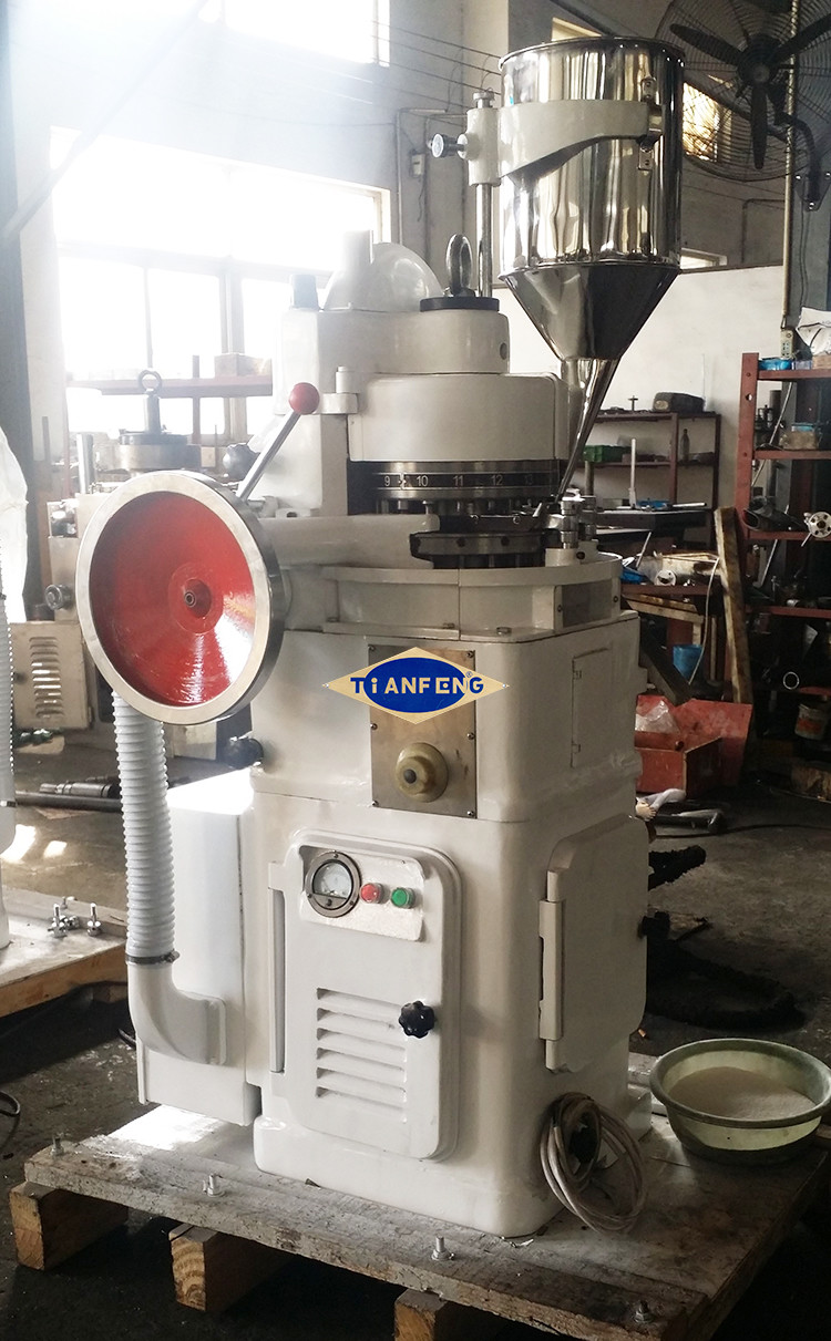 Zp15 Zp17 Zp19 Candy Effervescent 26mm Pill Rotary Tablet Compression Machine