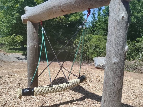 Outdoor 120cm 150cm Dia. Playground Rope Snake Swing For Kids